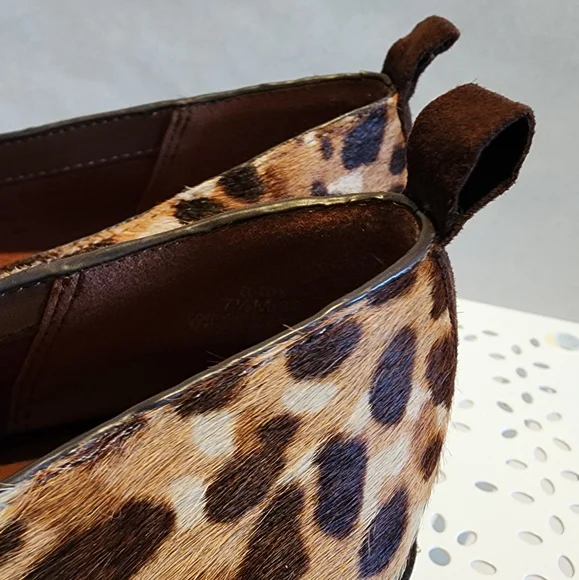 Essex Lane Elyn Leopard Print Ballet Flats 7.5M - Picture 9 of 9